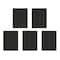 5 Pack 9" x 12" Black Canvas Panels by Creatology™